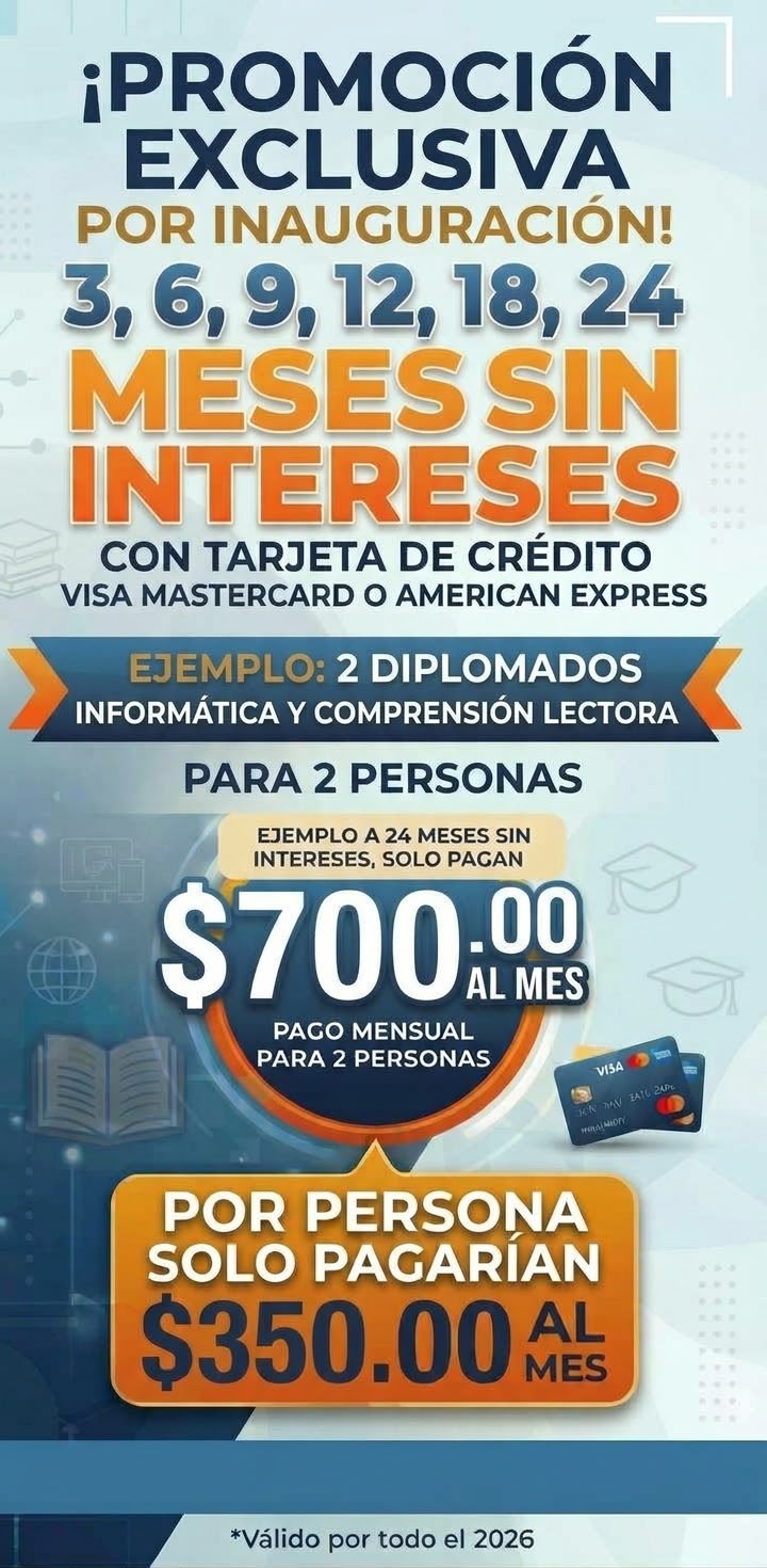 Diplomado completo de Inglés más un diplomado